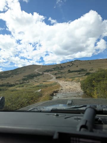 Photo from the Kingston Peak run